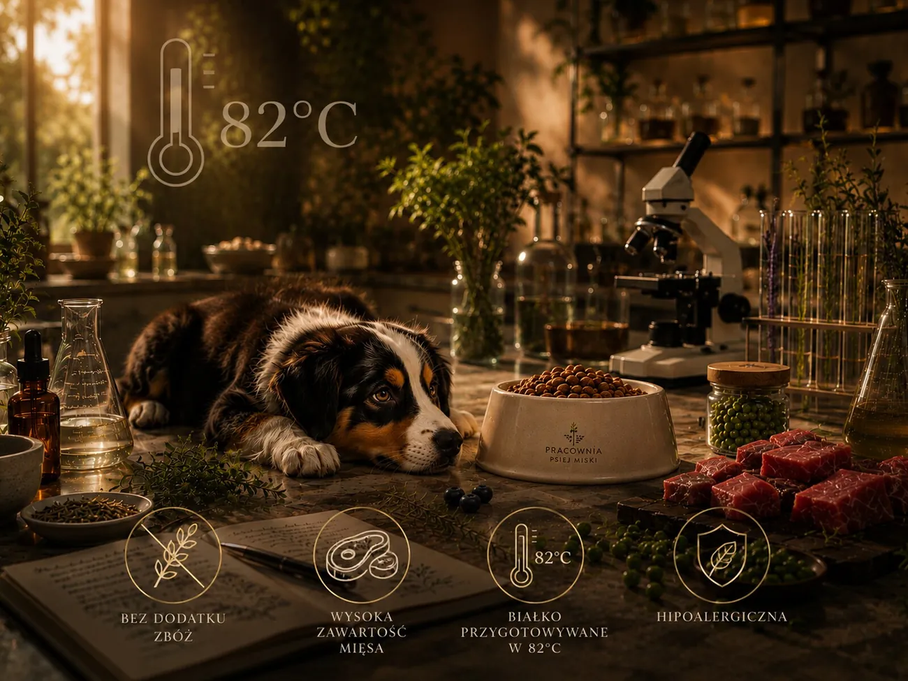 Delikatne przygotowanie świeżych składników.